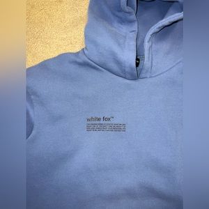 White fox hoodie !